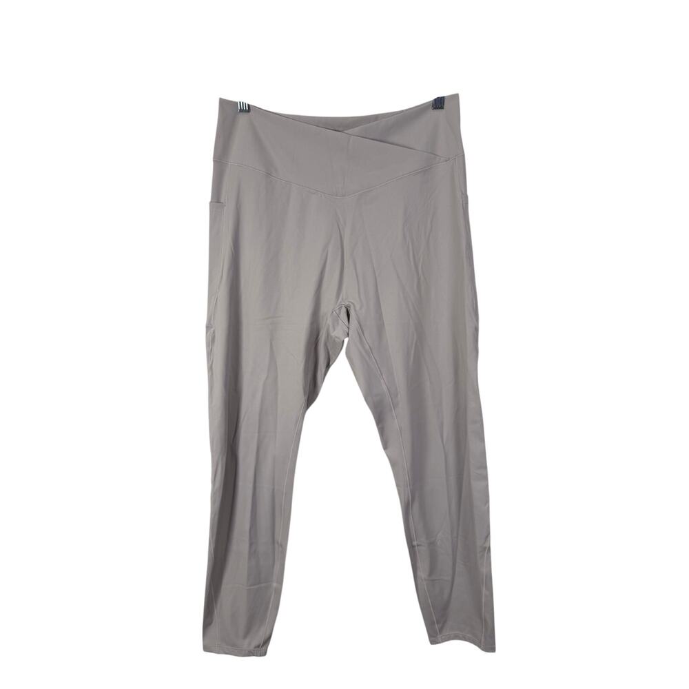 High-Waist Gray Women's Active Leggings